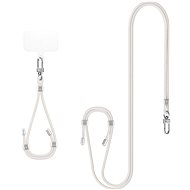 Spigen Universal Set 2 (Cross Body Strap 1P + Wrist Strap 1P + ConTag2 1P) Pearl White - Phone Lanyard