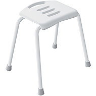 SPIRELLA Shower seat SITZ, white, steel, 48 cm, up to 130 kg - Cushion Seat