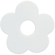 Spirella non-slip suction cups in flower shape, white 5 pcs - Bath Stickers