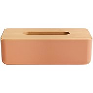 MSV Kamla Plastic Tissue Box, Peach - Tissue Box