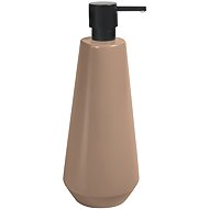 Spirella Ceramic soap dispenser Joshua, matt cappuccino - Soap Dispenser