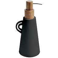 Spirella Ceramic soap dispenser Organic, matt black - Soap Dispenser