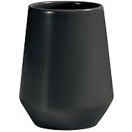 Spirella ceramic cup for toothbrushes JOSHUA, mat black - Toothbrush Holder Cup