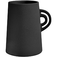 Spirella ceramic cup for toothbrushes ORGANIC, mat black - Toothbrush Holder Cup