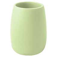 Spirella polyresin cup for toothbrushes SVEN, matt matcha - Toothbrush Holder Cup