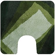 Spirella Bathroom toilet mat Kali 55 × 55 cm green - Toilet Mat