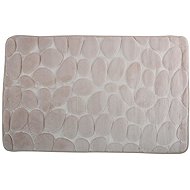 MSV Bathroom rug Pebbles 40 × 60 cm beige - Bath Mat