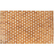MSV Bathroom bamboo mat 50 × 80 cm brown - Bath Mat