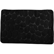 MSV Bathroom mat Pebbles 50 × 80 cm black - Bath Mat