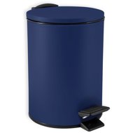 Spirella pedal bin Adelar, matt blue, steel, 3 l - Rubbish Bin