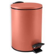 Spirella pedal bin Adelar, matt terracotta, steel, 3 l - Rubbish Bin