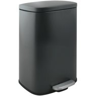 Spirella pedal bin Akira, matt grey, steel, soft-close, 30 l - Rubbish Bin