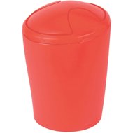 Spirella Tipping bin Move, red, plastic, 5 l - Rubbish Bin