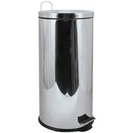 MSV pedal bin stainless steel, 30 l - Rubbish Bin
