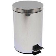 MSV pedal bin stainless steel, 12 l - Rubbish Bin