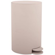 MSV pedal bin Osaki, matt beige, plastic, 3 l - Rubbish Bin