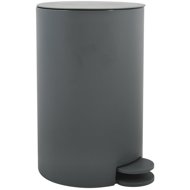 MSV pedal bin Osaki, matt grey, plastic, 3 l - Rubbish Bin