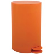 MSV pedal bin Osaki, matt orange, plastic, 3 l - Rubbish Bin