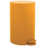 MSV pedal bin Osaki, saffron yellow, plastic, 3 l - Rubbish Bin