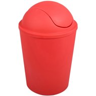 MSV tipping basket Ako, red, plastic, 5,5 l - Rubbish Bin