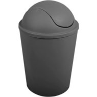 MSV tipping basket Ako, grey, plastic, 5,5 l - Rubbish Bin
