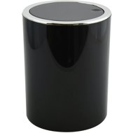 MSV Dump bin Kamaka, black, plastic, 6 l - Rubbish Bin