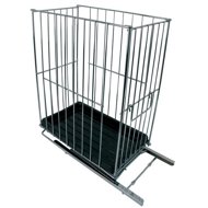 MSV Built-in pull-out waste bin chrome steel, 19 l - Rubbish Bin