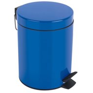 Spirella pedal bin Sydney, blue, steel, 3 l - Rubbish Bin