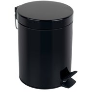 Spirella pedal bin Sydney, black, steel, 5 l - Rubbish Bin