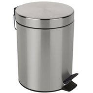 Spirella pedal bin Sydney, brushed stainless steel, 5 l - Rubbish Bin