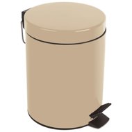 Spirella pedal bin Sydney, sand beige, steel, 3 l - Rubbish Bin