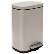 Spirella pedal bin Akira, matt grey-brown, steel, 5 l - Rubbish Bin