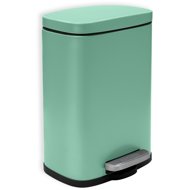 Spirella pedal bin Akira, matt green, steel, 5 l - Rubbish Bin