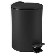 Spirella pedal bin Adelar, matt black, steel, 3 l - Rubbish Bin