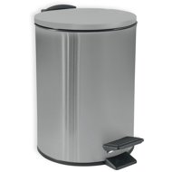Spirella pedal bin Adelar, brushed stainless steel, 3 l - Rubbish Bin