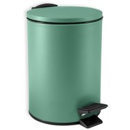 Spirella pedal bin Adelar, matt green, steel, 3 l - Rubbish Bin