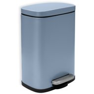 Spirella pedal bin Akira, matt fog blue, steel, 5 l - Rubbish Bin