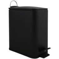Spirella pedal bin Erik, matt black, steel, 5 l - Rubbish Bin