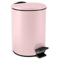 Spirella pedal bin Adelar, matt pink, steel, 3 l - Rubbish Bin