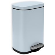 Spirella pedal bin Akira, matt ice blue, steel, 5 l - Rubbish Bin