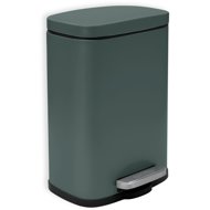 Spirella pedal bin Akira, matt dark green, steel, 5 L - Rubbish Bin