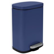 Spirella pedal bin Akira, matt blue, steel, 5 l - Rubbish Bin
