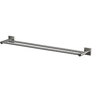 Spirella double wall mounted towel rail NYO, brushed stainless steel, 60 cm - Towel Rack