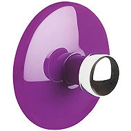 Spirella self-adhesive hook BOWL, purple, ABS, diameter 50 mm - Hooks