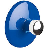 Spirella self-adhesive hook BOWL, blue, ABS, diameter 50 mm - Hooks