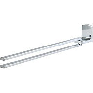 Spirella Double wall mounted towel rail TAKU, glossy chrome steel, 39 cm - Towel Rack