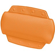 Spirella bath pillow ALASKA, orange, PVC, 32 × 23 cm - Bath Pillow