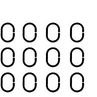 Spirella set of 12 rings for shower curtains C-MINNOR, black, polypropylene - Rings