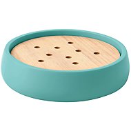 Spirella Polyresin soap dish SVEN, matt turquoise - Soap Dish