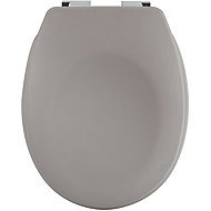 Spirella Neela Thermodur duroplastic toilet seat, matt grey-brown - Toilet Seat
